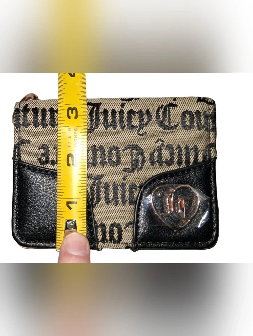 Juicy Couture Snap Shut Wallet W/ Keyring NWT